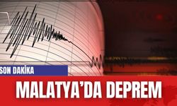 SON DAKİKA... Malatya'da deprem