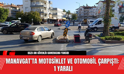 Manavgat’ta Motosiklet ve Otomobil Çarpıştı: 1 Yaralı