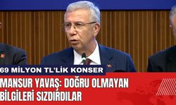 Mansur Yavaş'tan Konser Çıkışı: Doğru Olmayan Bilgileri Sızdırdılar