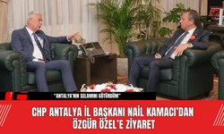 CHP Antalya İl Başkanı Nail Kamacı’dan Özgür Özel’e Ziyaret