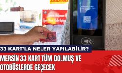 Mersin 33 Kart Tüm Dolmuş ve Otobüslerde Geçecek