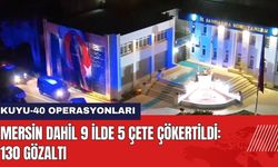 Mersin Dahil 9 İlde 5 Çete Çökertildi: 130 Gözaltı