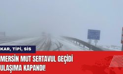 Mersin Mut Sertavul Geçidi Ulaşıma Kapandı