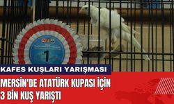 Mersin'de Atatürk Kupası İçin 3 Bin Kuş Yarıştı