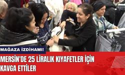 Mersin'de Mağaza İzdihamı! 25 Liralık Kıyafetler İçin Kavga Ettiler