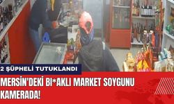 Mersin'deki Bı*aklı Market Soygunu Kamerada!