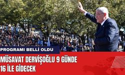 Müsavat Dervişoğlu 9 Günde 16 İle Gidecek