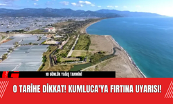 O Tarihe Dikkat! Kumluca'ya Fırtına Uyarısı!