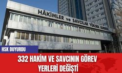 HSK duyurdu: 332 Hakim ve Savcının Görev Yerleri Değişti