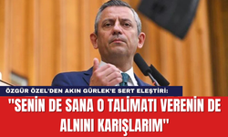 Özgür Özel, Grup Toplantısında Akın Gürlek'e seslendi. "Senin de sana o talimatı verenin de alnını karışlarım"