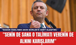 Özgür Özel, Grup Toplantısında Akın Gürlek'e seslendi. "Senin de sana o talimatı verenin de alnını karışlarım"