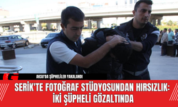 Serik'te Fotoğraf Stüdyosundan Hırsızlık: İki Şüpheli Gözaltında