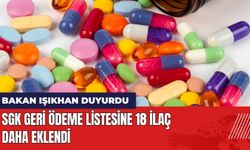 SGK Geri Ödeme Listesine 18 İlaç Daha Eklendi