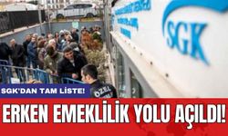 SGK'dan Tam Liste: Erken Emeklilik Yolu Açıldı!