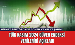 TÜİK Kasım 2024 Güven Endeksi Verilerini Açıkladı