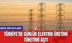 Türkiye’de Günlük Elektrik Üretimi Tüketimi Aştı