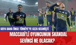 UEFA Daha Önce Türkiye'ye Ceza Kesmişti: Maccabi'li Oyuncunun Skandal Sevinci Ne olacak?