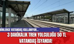 Binlerce vatandaş kullanıyor... 3 Dakikalık Tren Yolculuğu 50 TL... Vatandaş isyanda!