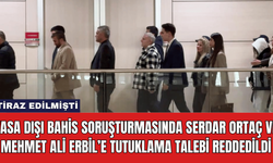 Yasa Dışı Bahis Soruşturmasında Serdar Ortaç ve Mehmet Ali Erbil’e Tutuklama Talebi Reddedildi