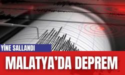 Malatya'da Yine Deprem...Beşik gibi sallandı...