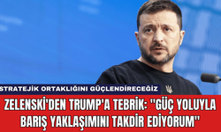 Zelenski'den Trump'a Tebrik: "Güç Yoluyla Barış Yaklaşımını Takdir Ediyorum"