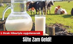 Süte Zam Geldi! 1 Ocak itibariyle uygulanacak