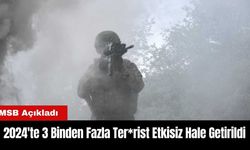 2024'te 3 Binden Fazla Ter*rist Etkisiz Hale Getirildi