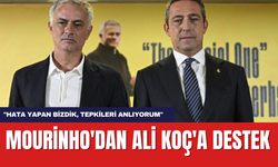 Mourinho'dan Ali Koç'a Destek: "Hata Yapan Bizdik, Tepkileri Anlıyorum"