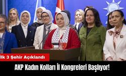 AKP Kadın Kolları İl Kongreleri Başlıyor! İlk 3 Şehir Açıklandı