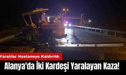 Alanya'da İki Kardeşi Yaralayan Kaza!