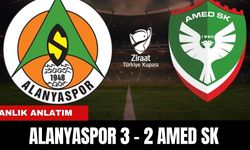 ANLIK ANLATIM | ALANYASPOR 3 - 2 AMED SK