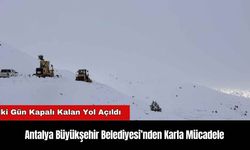 Antalya Büyükşehir Belediyesi’nden Karla Mücadele