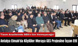 Antalya Elmalı'da Köylüler Meraya GES Projesine İsyan Etti