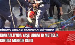 Antalya Konyaaltı'nda Yaşlı Adam 10 Metrelik Kuyuda Mahsur Kaldı