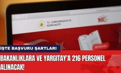 Bakanlıklara ve Yargıtay'a 216 Personel Alınacak! İşte Başvuru Şartları