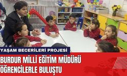 Burdur Milli Eğitim Müdürü Öğrencilerle Buluştu