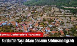 Burdur'da Yaşlı Adam Dananın Saldırısına Uğradı