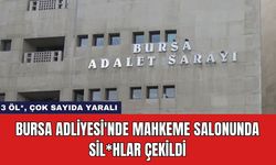 Bursa Adliyesi'nde Mahkeme Salonunda Sil*hlar Çekildi: 3 Öl*, Çok Sayıda Yaralı