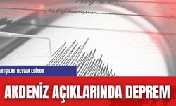 Kandilli duyurdu... Akdeniz açıklarında deprem!