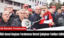 DİSK Genel Başkan Yardımcısı Remzi Çalışkan Tahliye Edildi