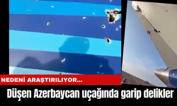 Düşen Azerbaycan uçağında garip delikler...