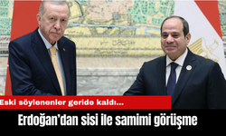 Eski söylenenler geride kaldı... Erdoğan’dan sisi ile samimi görüşme