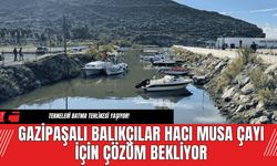 Gazipaşalı Balıkçılar Hacı Musa Çayı İçin Çözüm Bekliyor