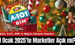 1 Ocak 2025’te Marketler Açık mı? ŞOK, A101, BİM ve Migros Çalışma Saatleri