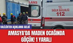 Amasya'da Maden Ocağında Göçük! 1 Yaralı