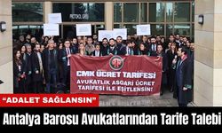 Antalya Barosu Avukatlarından Tarife Talebi