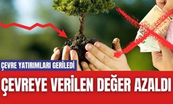 Çevreye Verilen Değer Azaldı