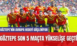 Göztepe Son 5 Maçta Yükselişe Geçti