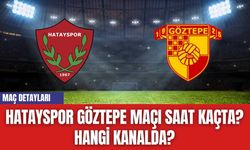 Hatayspor Göztepe Maçı Saat Kaçta? Hangi Kanalda?