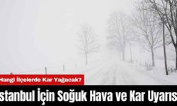 AKOM’dan İstanbul İçin Soğuk Hava ve Kar Uyarısı! Hangi İlçelerde Kar Yağacak?